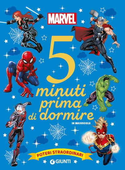 Immagine di POTERI STRAORDINARI. MARVEL. 5 MINUTI PRIMA DI DORMIRE. IN MAIUSCOLO. EDIZ. A COLORI