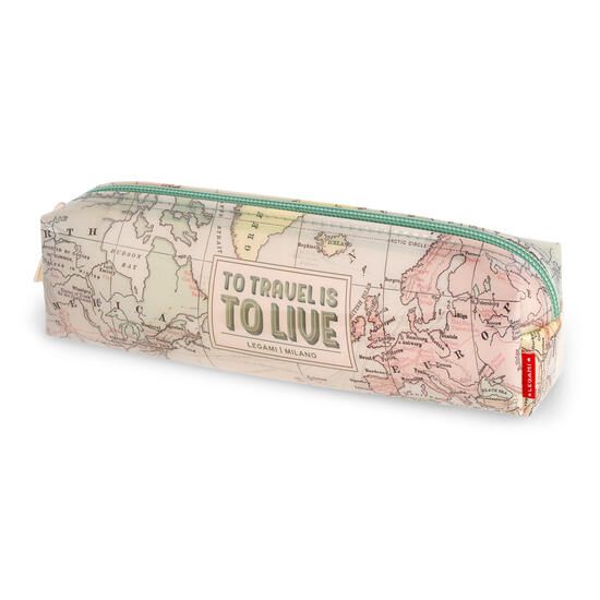 Immagine di ASTUCCIO TRANSPARENT PENCIL CASE - TRAVEL