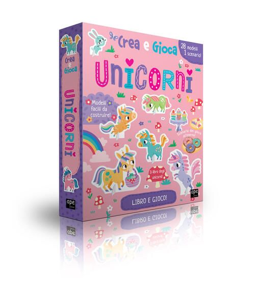 Immagine di UNICORNI. CREA E GIOCA. EDIZ. A COLORI. CON 28 PERSONAGGI 3D. CON PUZZLE. CON SCENARI DI GIOCO