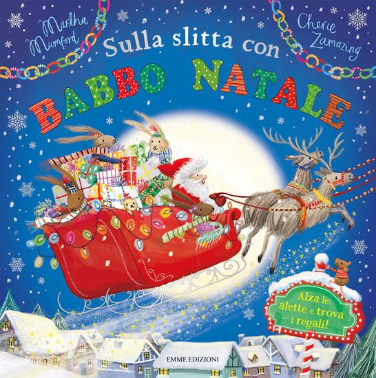 Immagine di SULLA SLITTA CON BABBO NATALE. EDIZ. A COLORI