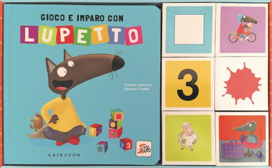 Immagine di GIOCO E IMPARO CON LUPETTO. AMICO LUPO. EDIZ. A COLORI. CON 6 CUBI