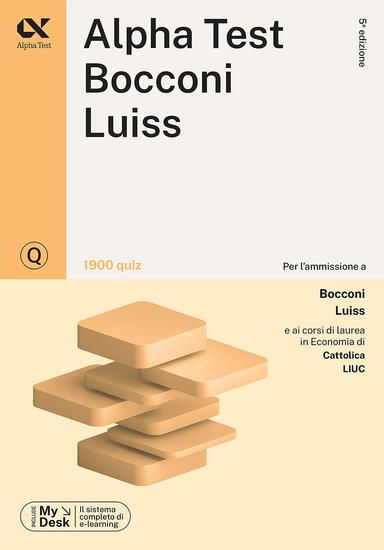 Immagine di ALPHA TEST BOCCONI LUISS. 1900 QUIZ. CON MYDESK - VOLUME Q