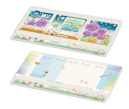 Immagine di PLANNER SETTIMANALE AKENA 2024, WEEKLY GOCCIOLINE - 16,5 X 32 CM