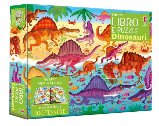 Immagine di DINOSAURI. LIBRO E PUZZLE. EDIZ. A COLORI. CON PUZZLE