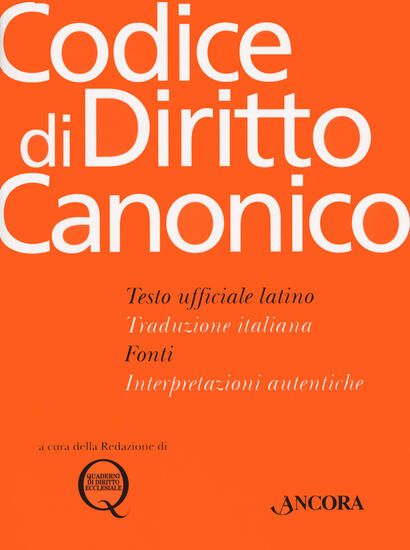 Immagine di CODICE DI DIRITTO CANONICO