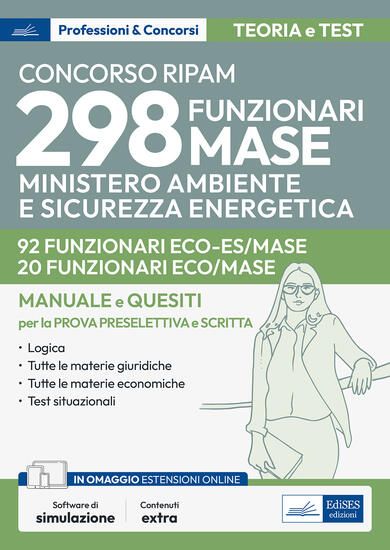 Immagine di CONCORSO RIPAM 298 FUNZIONARI MASE. 92 FUNZIONARI SETTORE SCIENZE ECONOMICHE E 20 FUNZIONARI SET...