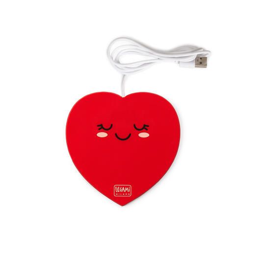 Immagine di SCALDA TAZZA USB CUORE LEGAMI