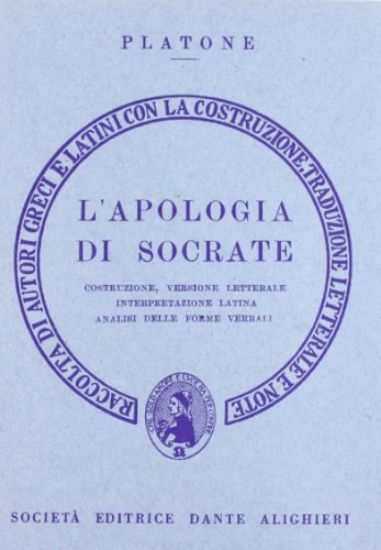 Immagine di APOLOGIA DI SOCRATE. VERSIONE INTERLINEARE (L`)