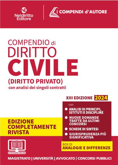 Immagine di COMPENDIO DI DIRITTO CIVILE. CON ESPANSIONE ONLINE 2024