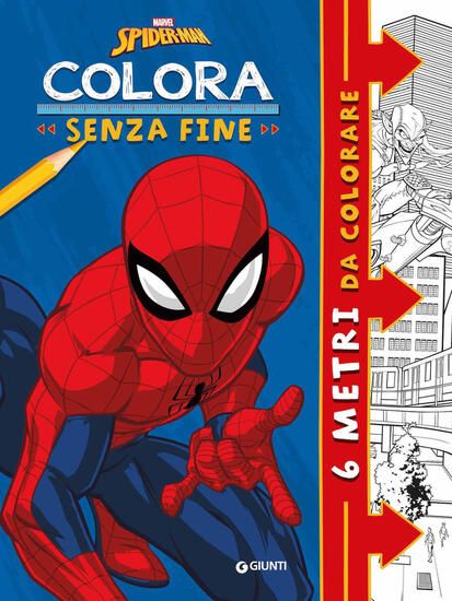 Immagine di SPIDERMAN. COLORA SENZA FINE 6 METRI DA COLORARE. SUPER ALBUM. EDIZ. ILLUSTRATA