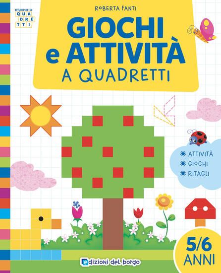 Immagine di GIOCHI E ATTIVITA` A QUADRETTI. EDIZ. A COLORI