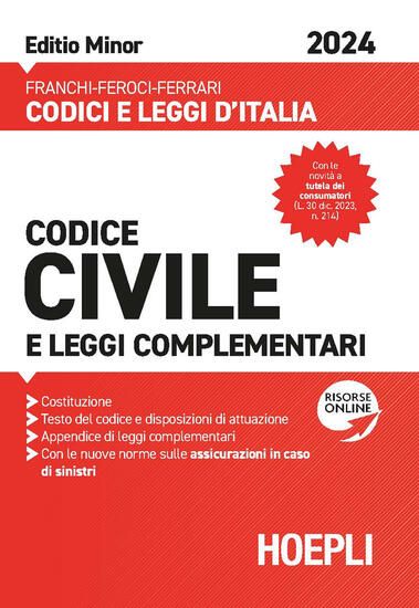 Immagine di CODICE CIVILE 2024. EDIZ. MINOR