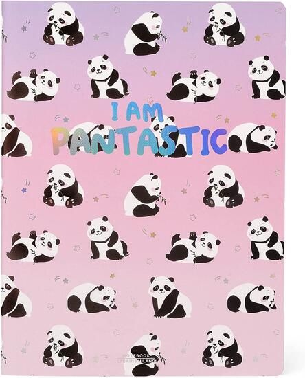 Immagine di QUADERNO A  RIGHE LARGE  PANDA