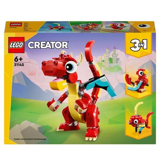 Immagine di LEGO CREATOR 31145 3IN1 DRAGO ROSSO