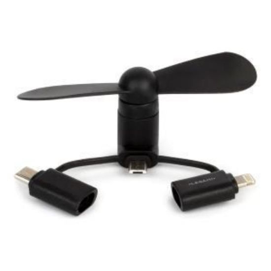 Immagine di MINI VENTILATORE - FAN FOR PHONE - BLACK