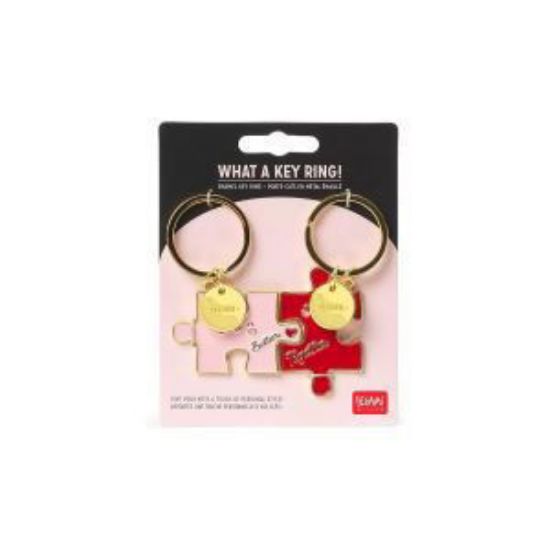 Immagine di PORTACHIAVI IN METALLO  WHAT A KEY RING PUZZLE