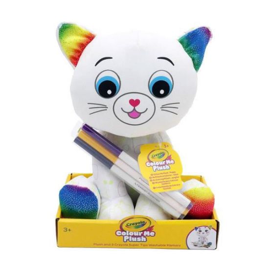 Immagine di CRAYOLA PELUCHE GATTINO COLORABILE + 3 PENNARELLI