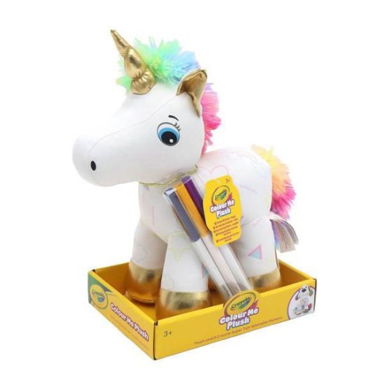 Immagine di CRAYOLA PELUCHE UNICORNO COLORABILE + 3 PENNARELLI