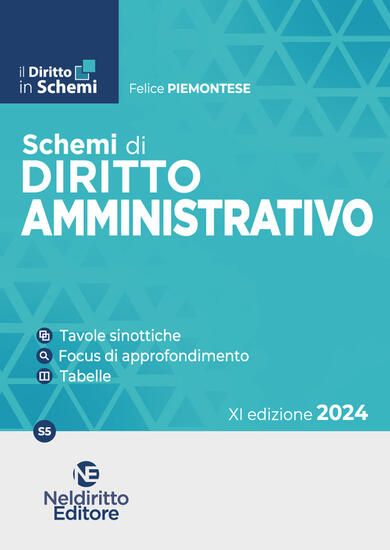 Immagine di SCHEMI DI DIRITTO AMMINISTRATIVO 2024