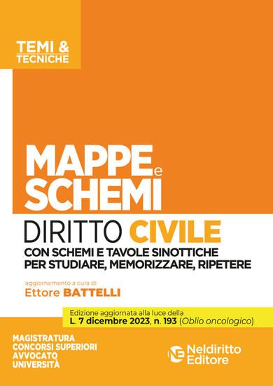 Immagine di MAPPE E SCHEMI DI DIRITTO CIVILE 2024