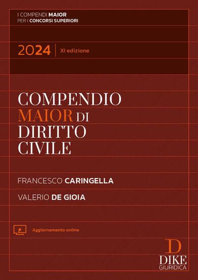 Immagine di COMPENDIO DI DIRITTO CIVILE. EDIZ. MAIOR. CON AGGIORNAMENTO ONLINE 2024