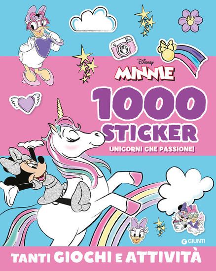 Immagine di MINNIE. UNICORNI CHE PASSIONE! 1000 STICKERS. TANTI GIOCHI E ATTIVITA`. EDIZ. A COLORI. CON ADESIVI