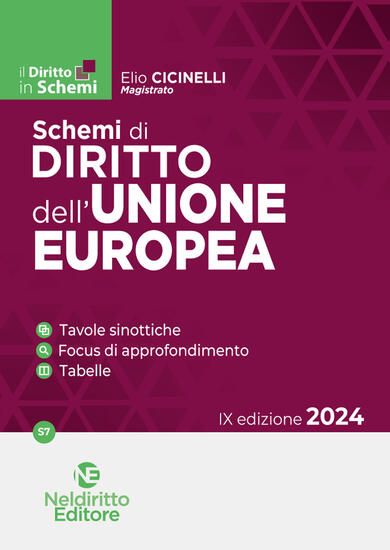 Immagine di SCHEMI DI DIRITTO DELL`UNIONE EUROPEA