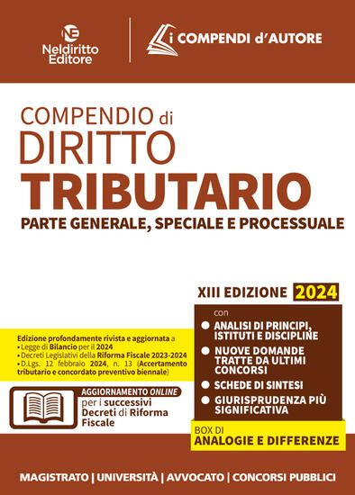 Immagine di COMPENDIO DI DIRITTO TRIBUTARIO