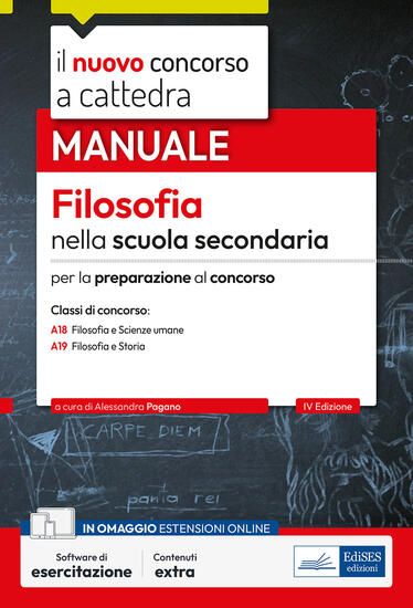 Immagine di NUOVO CONCORSO A CATTEDRA. FILOSOFIA NELLA SCUOLA SECONDARIA. MANUALE PER LA PREPARAZIONE AL CON...