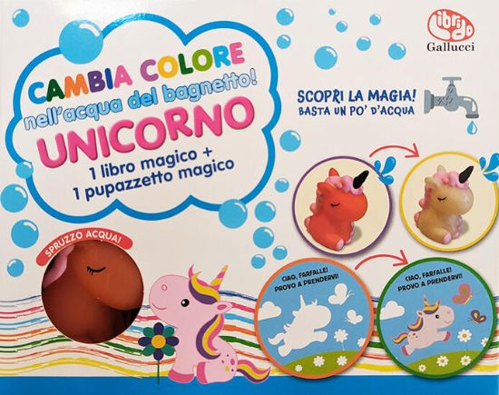 Immagine di CAMBIA COLORE NELL`ACQUA DEL BAGNETTO! UNICORNO. EDIZ. A COLORI