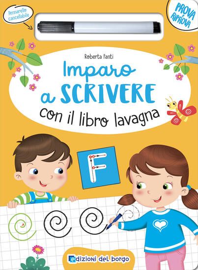 Immagine di IMPARO A SCRIVERE CON IL LIBRO LAVAGNA. EDIZ. A COLORI. CON PENNARELLO CANCELLABILE