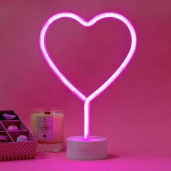 Immagine di LAMPADA LED A  EFFETTO NEON CUORE