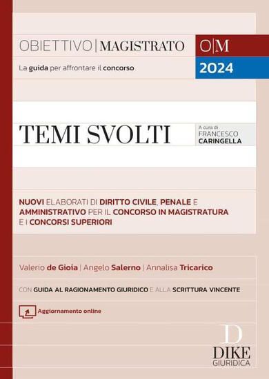 Immagine di TEMI SVOLTI. NUOVI ELABORATI SINTETICI DI DIRITTO CIVILE, PENALE E AMMINISTRATIVO 2024