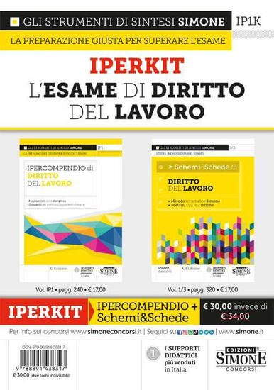 Immagine di IPERKIT (IP1 + 1/3) ESAME DI DIRITTO DEL LAVORO