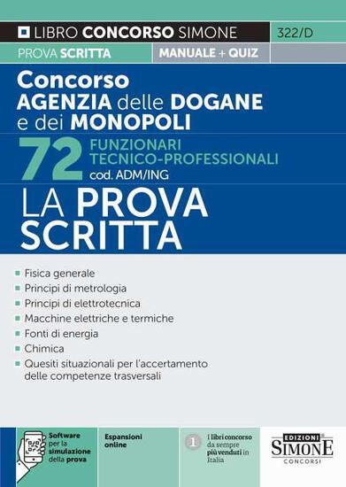 Immagine di CONCORSO AGENZIA DELLE DOGANE E DEI MONOPOLI 72 FUNZIONARI TECNICO PROFESSIONALI (COD. ADM/IN