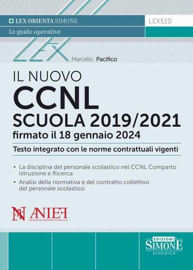 Immagine di NUOVO CCNL SCUOLA 2019/2021 FIRMATO IL 18 GENNAIO 2024 IL