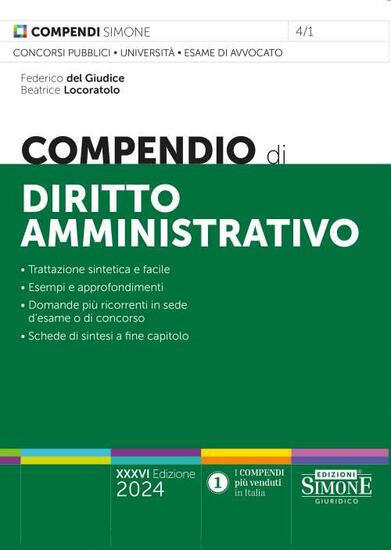 Immagine di COMPENDIO DI DIRITTO AMMINISTRATIVO