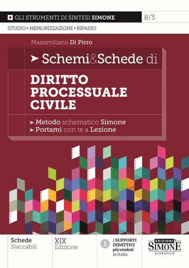 Immagine di SCHEMI & SCHEDE DI DIRITTO PROCESSUALE CIVILE