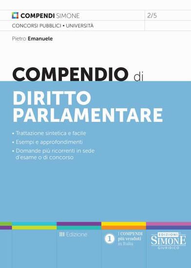 Immagine di COMPENDIO DI DIRITTO PARLAMENTARE