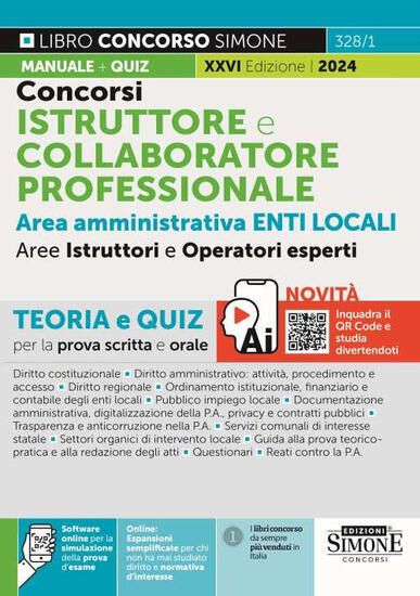 Immagine di CONCORSO ISTRUTTORE E COLLABORATORE PROFESSIONALE. AREA AMMINISTRATIVA ENTI LOCALI.