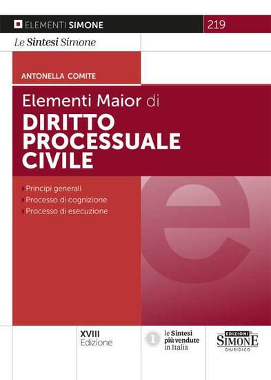 Immagine di ELEMENTI DI DIRITTO PROCESSUALE CIVILE