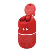 Immagine di SPEAKER CON WIRELESS EARPHONES (VARIANTE COLORE BLU / ROSSO)