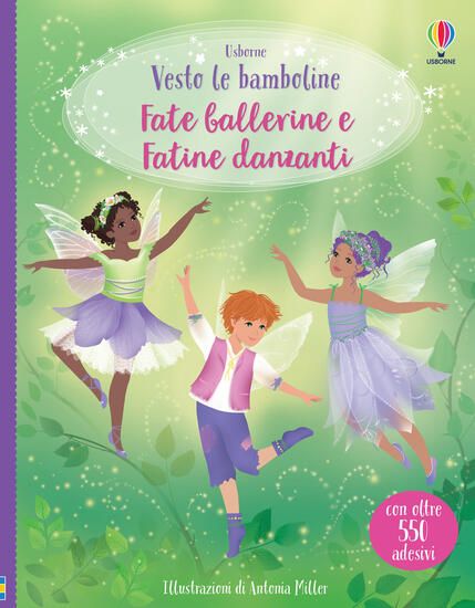 Immagine di FATE BALLERINE-FATINE DANZANTI. CON ADESIVI. EDIZ. A COLORI