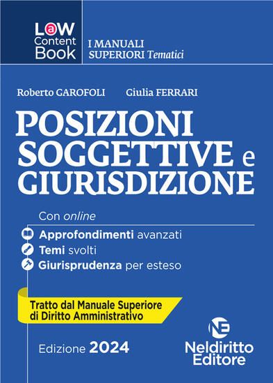 Immagine di POSIZIONI SOGGETTIVE E GIURISDIZIONE. PER CONCORSO IN MAGISTRATURA - VOLUME 6