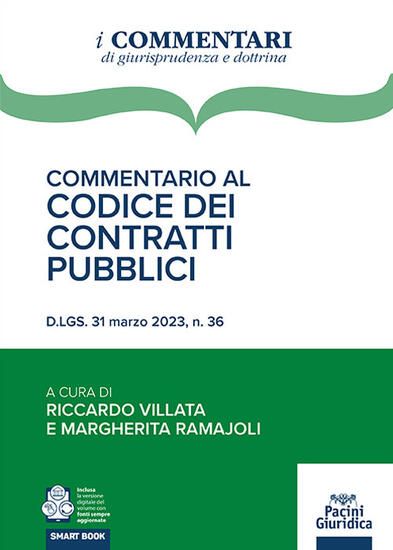 Immagine di COMMENTARIO AL CODICE DEI CONTRATTI PUBBLICI. D.LGS. 31 MARZO 2023, N. 36