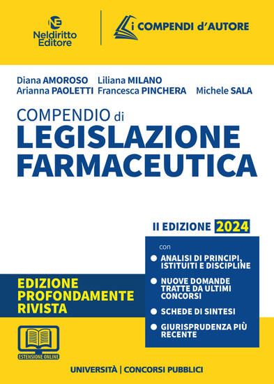 Immagine di COMPENDIO DI LEGISLAZIONE FARMACEUTICA