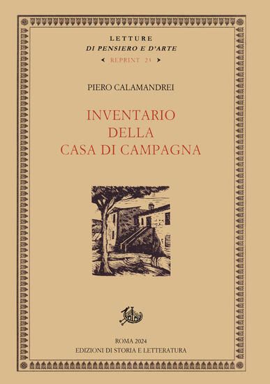 Immagine di INVENTARIO DELLA CASA DI CAMPAGNA. NUOVA EDIZ.