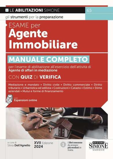 Immagine di ESAME PER AGENTE IMMOBILIARE. MANUALE COMPLETO PER L`ESAME DI ABILITAZIONE