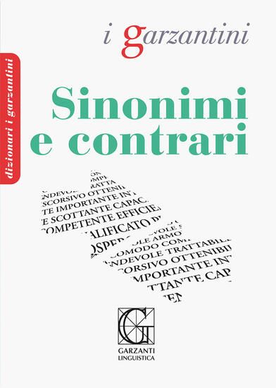 Immagine di DIZIONARIO DEI SINONIMI E CONTRARI