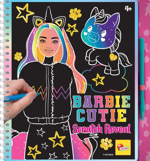 Immagine di BARBIE CUTIE. SCRATCH REVEAL. EDIZ. A SPIRALE. CON PENNA IN LEGNO